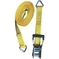 Smith & Locke Ratchet Tie-Down Strap with D-Ring 8m x 50mm (821XT)