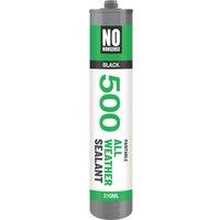 No Nonsense 500 All-Weather Sealant Black 310ml (822RU)