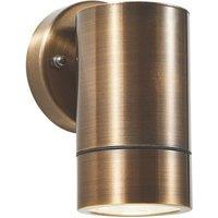 Zink Brac Outdoor Up or Down Wall Light Fitting Bronze (822VJ)