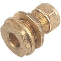 Flomasta Brass Compression Tank Connector 15mm (82376)