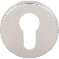 Eurospec Euro Escutcheon (Pair) Satin Stainless Steel 54mm (8237J)
