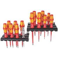 Wera Kraftform Plus Mixed VDE Screwdriver Set 16 Pieces (823FP)