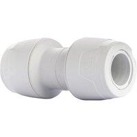 Hep2O Plastic Push-Fit Equal Keyless Coupler 15mm 10 Pack (824RE)