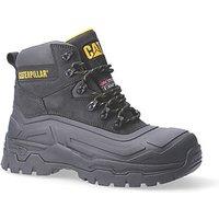 CAT Typhoon SBH Size 12 Black Water-Resistant Safety Boots (824TV)