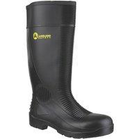 Amblers FS100 Construction Size 11 Black Steel Toe Cap Safety Wellies (824XH)