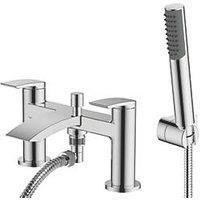 Wye Deck-Mounted Bath/Shower Mixer Tap Chrome (8267P)