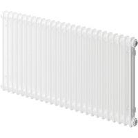 DeLonghi 600mm x 1222mm 3975BTU Traffic White Horizontal 2 Column Radiator (826TA)