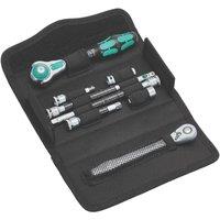 Wera Kraftform Kompakt Zyklop MS1 Metal/Speed 1/4" Drive Ratchet & Accessories Set 8 Pcs (827HF)