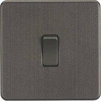 Knightsbridge 20A 1-Gang DP Control Switch Smoked Bronze (827TY)