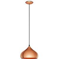Eglo Hapton Single Pendant Light Copper (828PL)
