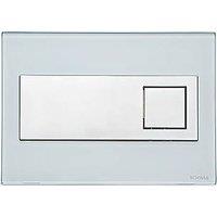 Fluidmaster Schwab Caro 8940 Dual-Flush Flushing Plate White Glass (8290X)
