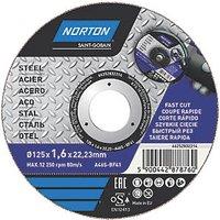 Norton Metal Cutting Disc 125mm (5") x 22.23mm (8301V)