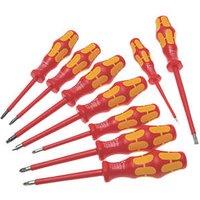Wera Kraftform Plus Mixed VDE Insulated Screwdriver Set 9 Pieces (830HF)