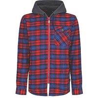 Regatta Siege Shirt Jacket Classic Red Check Medium 39.5" Chest (830HY)