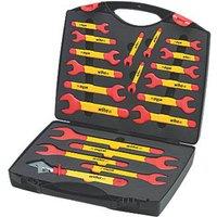 Wiha Single Open-Ended Electrical Insulated Spanner Set 20 Pieces (830JF)