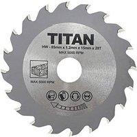 Titan Wood Circular Saw Blade 85mm x 15mm 20T (830PT)