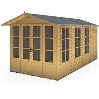 Shire Lambeth 6' 6" x 13' (Nominal) Apex Timber Summerhouse (830TJ)