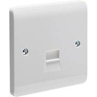 Crabtree Instinct 1-Gang Master Telephone Socket White (831HV)
