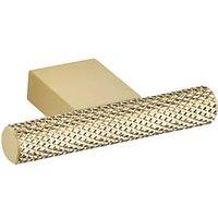 Elite Knobs & Handles Kensington Knurled T-Knob Brushed Brass 60mm (831KK)