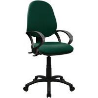 Nautilus Designs Java 300 Medium Back Task/Operator Chair Fixed Arms Green (831PK)