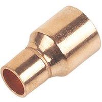 Flomasta Copper End Feed Fitting Reducers F 8mm x M 15mm 2 Pack (83255)