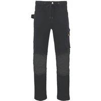 Site Dunnell Stretch Multi-Pocket Trousers Black 30" W 32" L (832VJ)