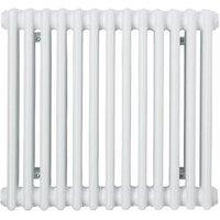 Acova 500mm x 628mm 2290BTU White Horizontal 3 Column Radiator (83388)
