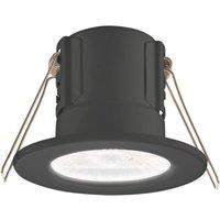 Saxby CosmosEco V3 Fixed Fire Rated LED Recessed Downlight Black 6W 500lm (833RE)