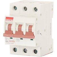 Contactum Defender 63A TP B Curve 3-Phase MCB (834HA)