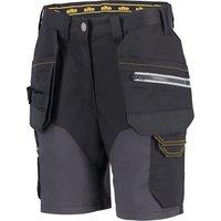 Site Kilani Womens Shorts Black/Grey Size 8 (834KC)