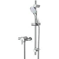 Bristan Sonique Rear-Fed Exposed Chrome Thermostatic Mixer Shower (8351G)