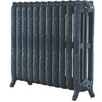 Arroll 760mm x 914mm 5405BTU Anthracite Cast Iron 3 Column Radiator (8356P)