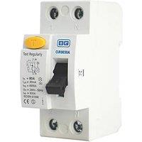 British General Fortress 80A 30mA DP A Curve RCD (835HV)