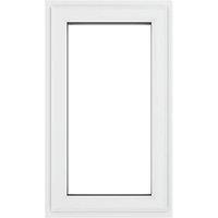 Crystal Right-Hand Opening Clear Double-Glazed Casement White uPVC Window 610mm x 1040mm (835JP)
