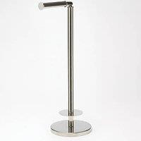 Ormara Floor-Mounted Toilet Roll Holder Chrome-Plated (836HF)