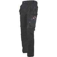 Dickies Holster Universal FLEX Work Trousers Black 36" W 32" L (836RP)