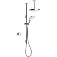 Mira Mode Dual HP/Combi Ceiling-Fed Chrome Thermostatic Digital Mixer Shower (836RV)