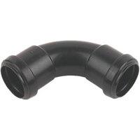 FloPlast Push-Fit Bend Black 92.5 32mm (83775)