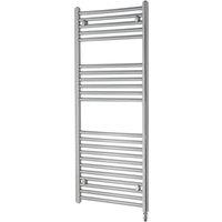 Towelrads 1186mm x 450mm 1365BTU Chrome Flat Electric Towel Radiator (837RY)
