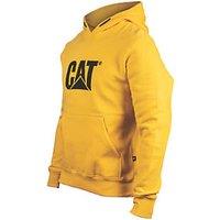 CAT Trademark Hooded Sweatshirt Yellow/Black Medium 38-40" Chest (837VF)