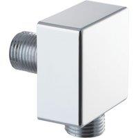 ETAL Veda Square Shower Wall Outlet Elbow Chrome 53mm (837VN)