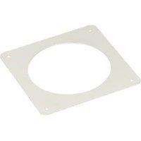 Manrose Round Wall Plate White 120mm (83840)