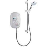 Mira Event XS Rear-Fed White Thermostatic Power Shower (8387R)