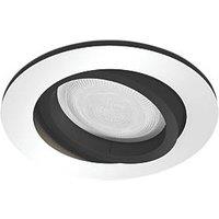 Philips Hue Miliskin Adjustable Head LED Smart Recessed Downlight Aluminium 5W 350lm (838JA)