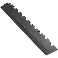 Garage Floor Tile Company X Joint Interlocking Corner Edge Ramps Black 587mm x 90mm 2 Pack (838RV)