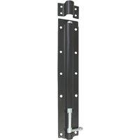 Smith & Locke Tower Gate Bolt Black 250mm (838VE)