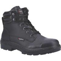 Cofra Hull BIS S3 SRC Size 9 Black Water-Resistant Steel Toe Cap Safety Boots (838XK)