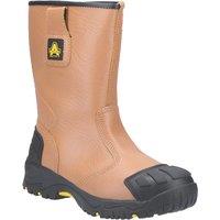 Amblers FS143 Size 14 Tan Waterproof Steel Toe Cap Safety Rigger Boots (839JV)
