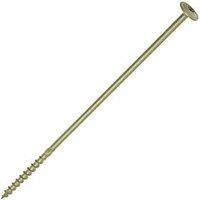 Timco TX Wafer Timber Frame Construction & Landscaping Screws 8mm x 275mm 25 Pack (839KG)