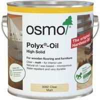 Osmo 2.5Ltr Clear Matt Solvent-Based Interior Wood Finishing Oil (839YM)